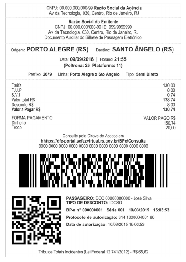 Modelo oficial de impressão do DABPE em tamanho normal
