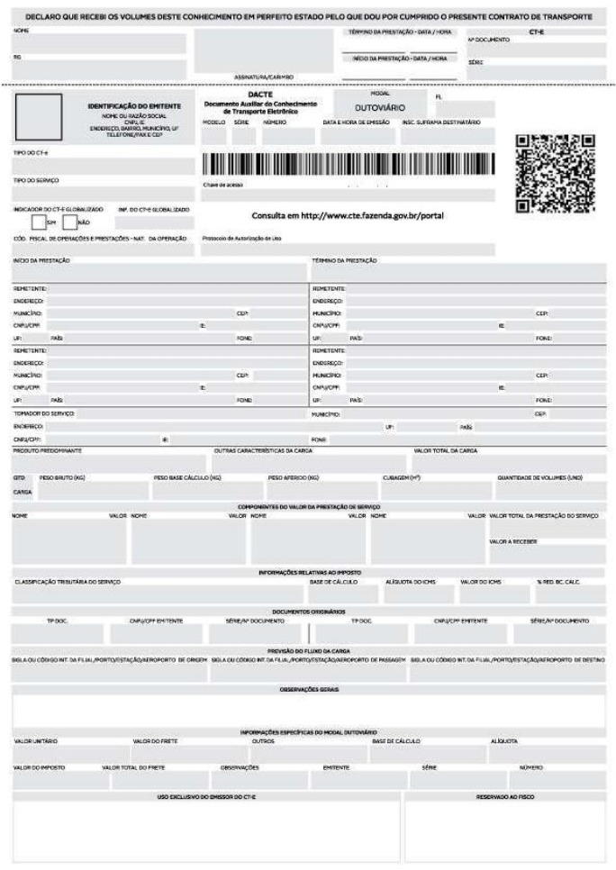 Modal Dutoviário — emissão normal