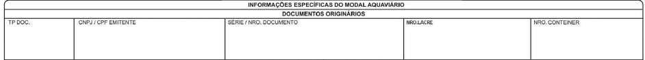 Detalhamento de contêiner no modal aquaviário