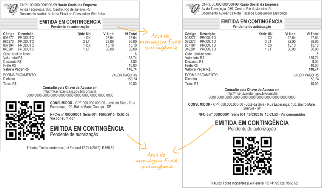 DANFE NFC-e Offline