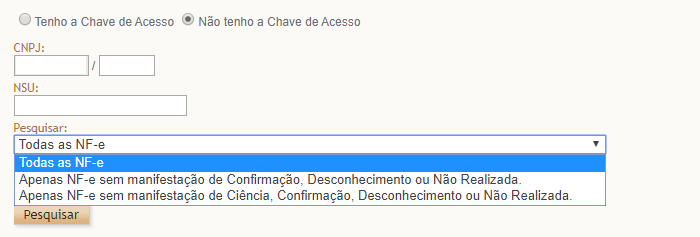 Manifestação destinatário