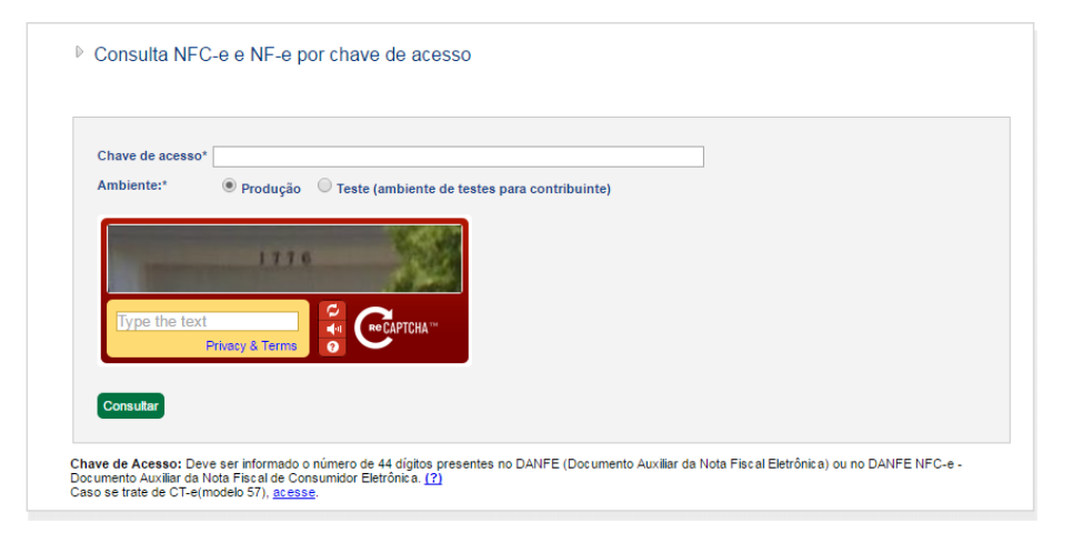 DANFE NFC-e QR Code lateral